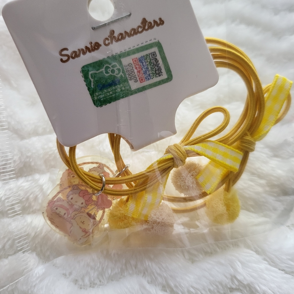 Sanrio Family Hair Tie - Yellow